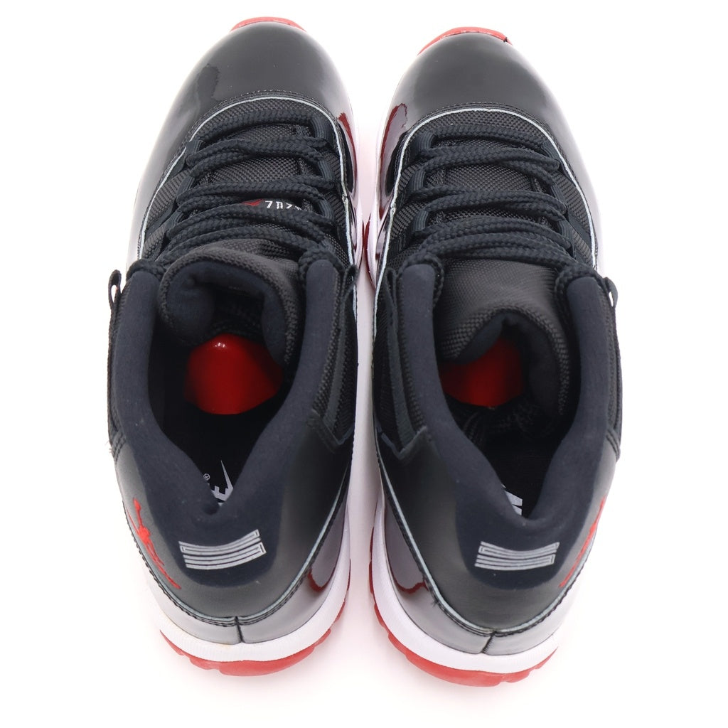 NIKE(ナイキ) AIR JORDAN 11 RETRO 378037-061 エアジョーダン11 スニーカー ブレッド ブラック/レッド US8.5/26.5cm