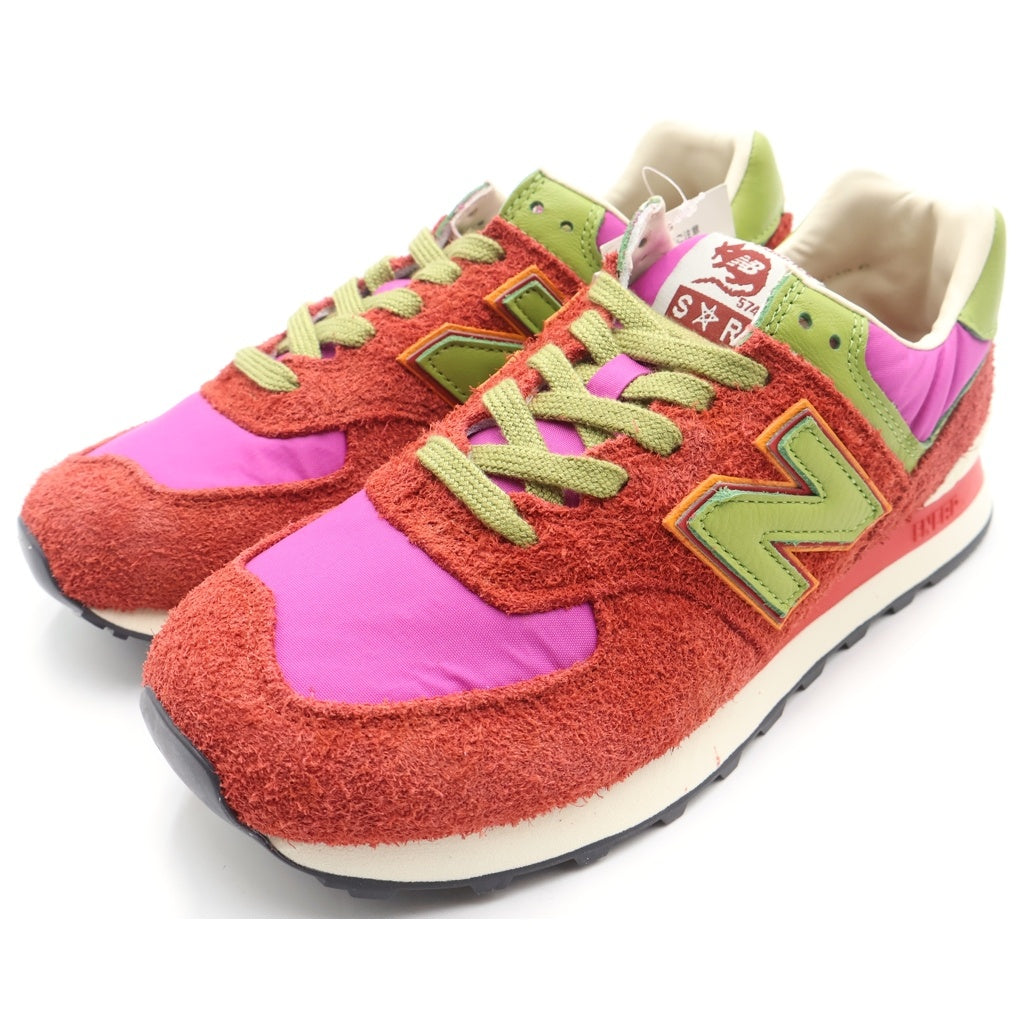 New Balance(ニューバランス) ML574RAT ×Stray Rats ストレイラッツ スウェードレザー ローカットスニーカー レッド US8.5/26.5cm