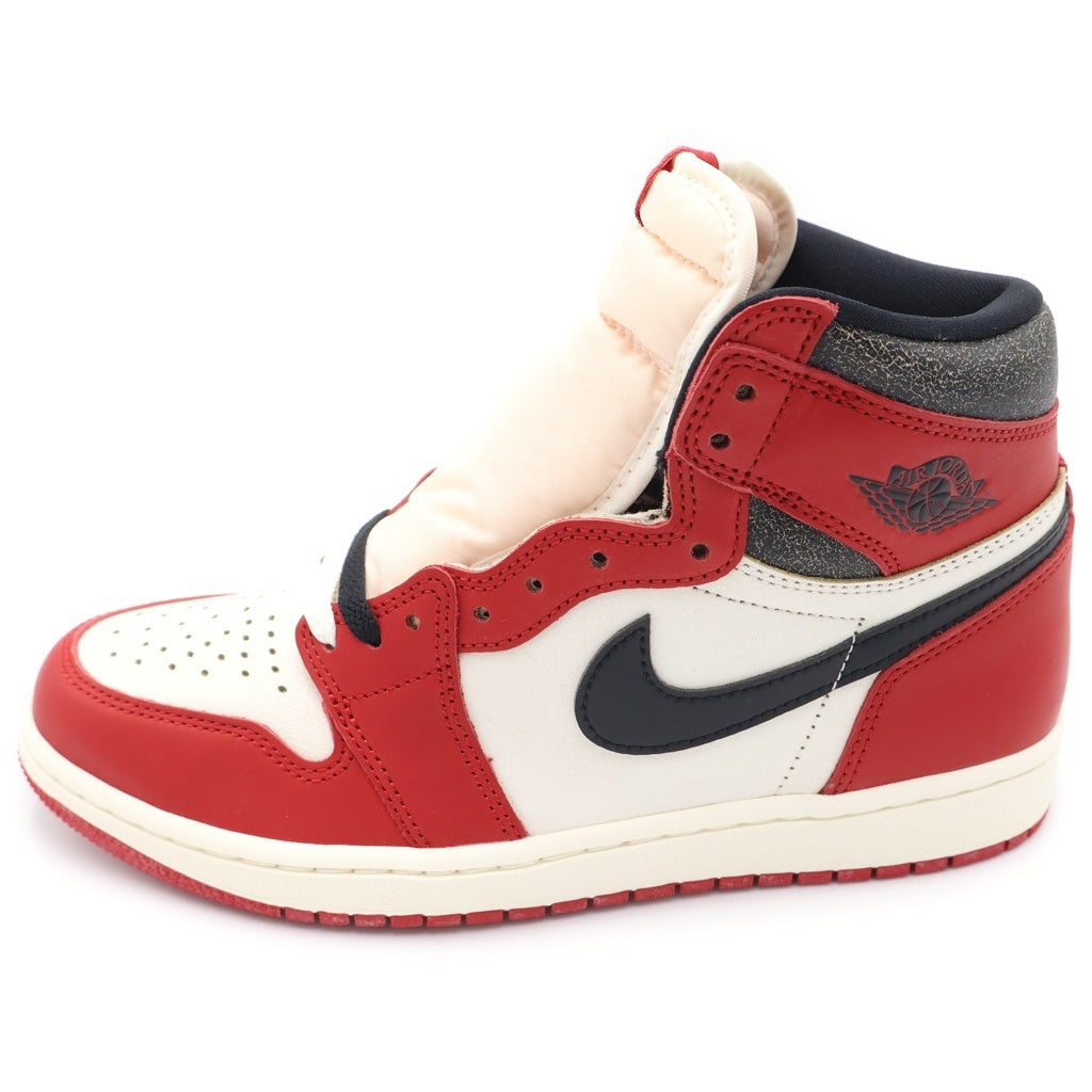 NIKE(ナイキ) AIR JORDAN 1 High OG Lost & Found/Chicagoエアジョーダン1 ハイ OG ロスト&ファウンド/シカゴ レッド/ホワイト US8.5/26.5cm DZ5485-612