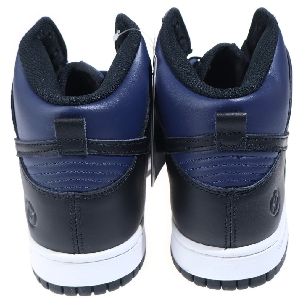 NIKE(ナイキ) ×FRAGMENT DESIGN DUNK HIGH TOKYO DJ0383-400 フラグメントデザイン ダンク 東京 ハイカットスニーカー ブラック/ネイビー US9/27cm