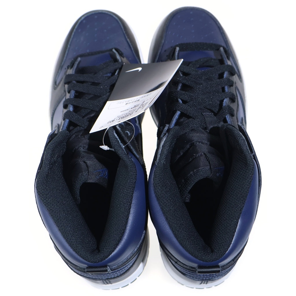 NIKE(ナイキ) ×FRAGMENT DESIGN DUNK HIGH TOKYO DJ0383-400 フラグメントデザイン ダンク 東京 ハイカットスニーカー ブラック/ネイビー US9/27cm