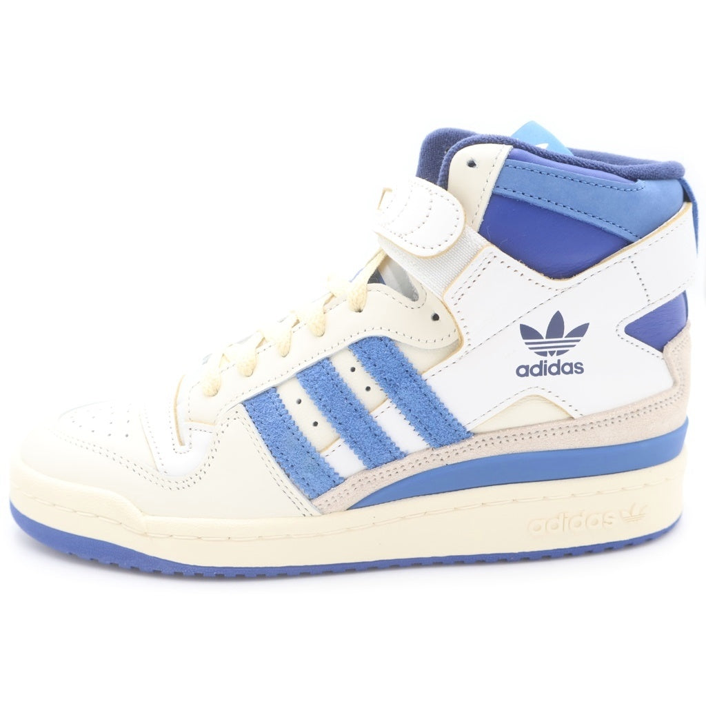 adidas(アディダス) Forum 84 High Blue Thread FY7793 フォーラム 84 ハイ ブルースレッド ハイカットスニーカー ホワイト/ブルー US8.5/26.5cm