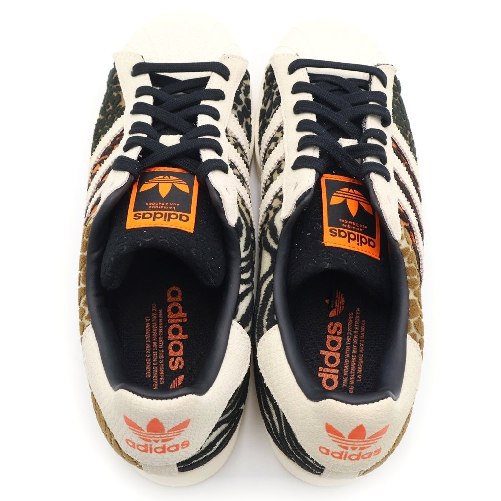 adidas(アディダス) ×atmos Super Star Crazy Animal Pack/Safari FY5232 アトモス スーパースター クレイジー アニマル パック/サファリ ローカットスニーカー US8.5/26.5cm