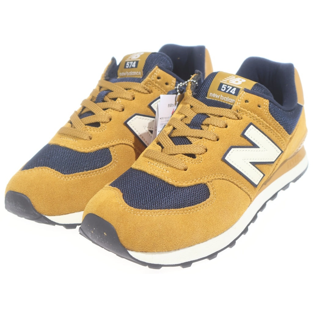 New Balance(ニューバランス) ML574YB2 ×BILLY'S TOKYO LIMITED ビリーズ 東京限定 スウェードレザー メッシュ ローカットスニーカー ブラウン US9/27cm