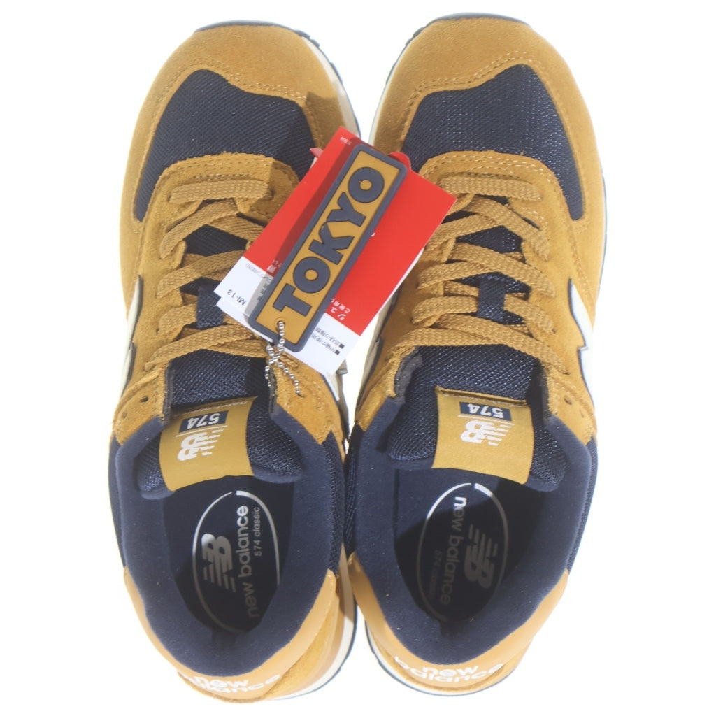 New Balance(ニューバランス) ML574YB2 ×BILLY'S TOKYO LIMITED ビリーズ 東京限定 スウェードレザー メッシュ ローカットスニーカー ブラウン US9/27cm