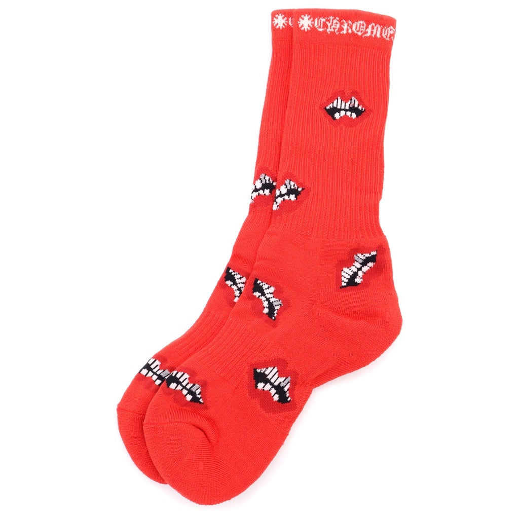 CHROME HEARTS(クロムハーツ) MATTY BOY CHOMPER SOCKS マッティボーイ チョンパー ソックス 靴下 レッド