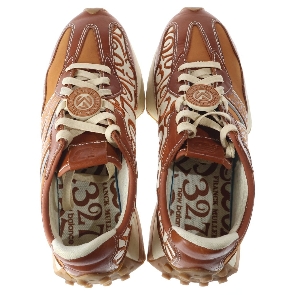 New Balance(ニューバランス) ×FRANCK MULLER MS327FMC フランク ミュラー ローカットスニーカー ホワイト/ブラウン US9.5/27.5cm