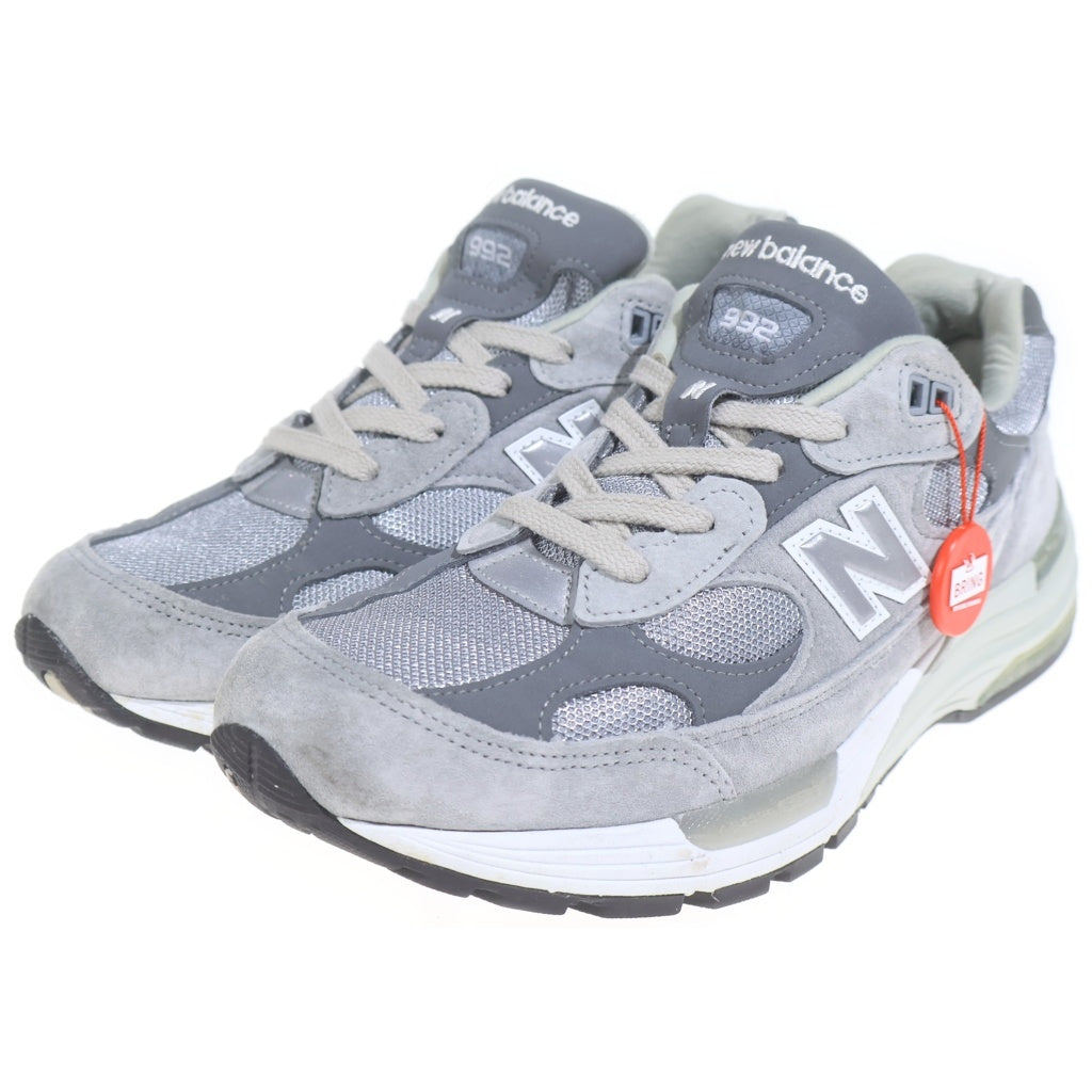 New Balance(ニューバランス) U992NC 英国製 スエード ローカットスニーカー グレー US9.5/27.5cm