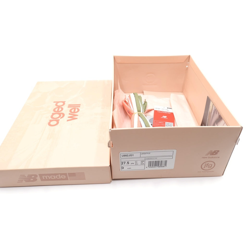 New Balance(ニューバランス) ×Joe Freshgoods U992JG1 ジョー フレッシュグッズ スエード ローカットスニーカー ピンク US9.5/27.5cm