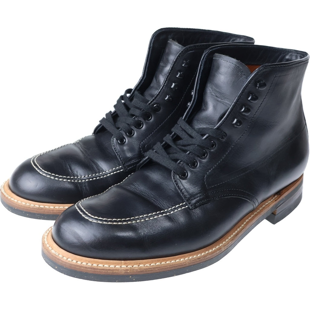 Alden(オールデン) Uチップ インディ ハイカットレザーブーツ ブラック 401