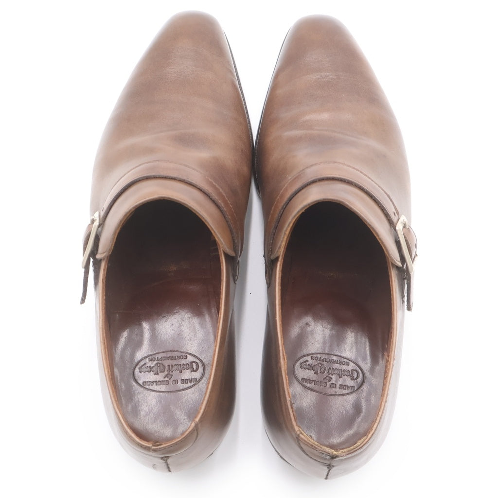 Crockett&Jones(クロケットアンドジョーンズ) BRUTON ストレートチップ レザードレスシューズ ブラウン