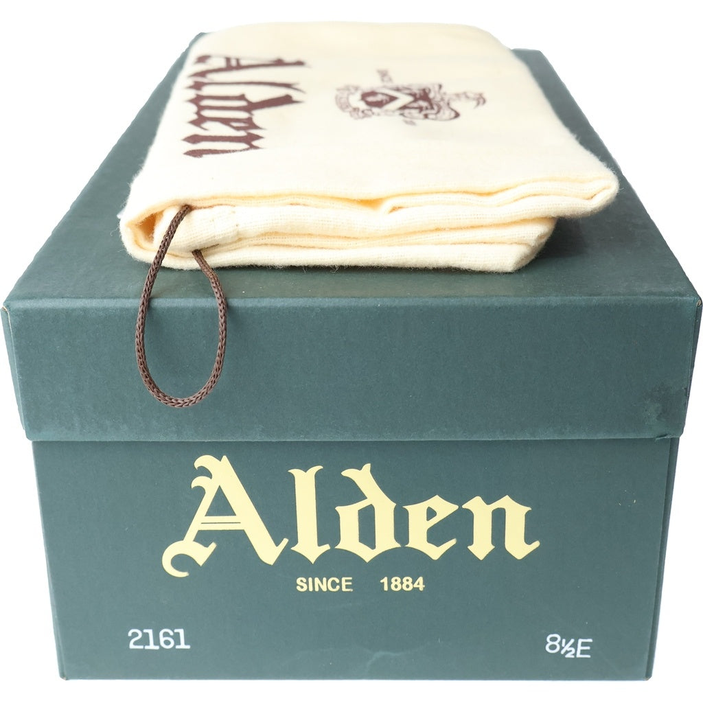 Alden(オールデン) コードバン ストレートチップ レザー ドレスシューズ ブラック 2161