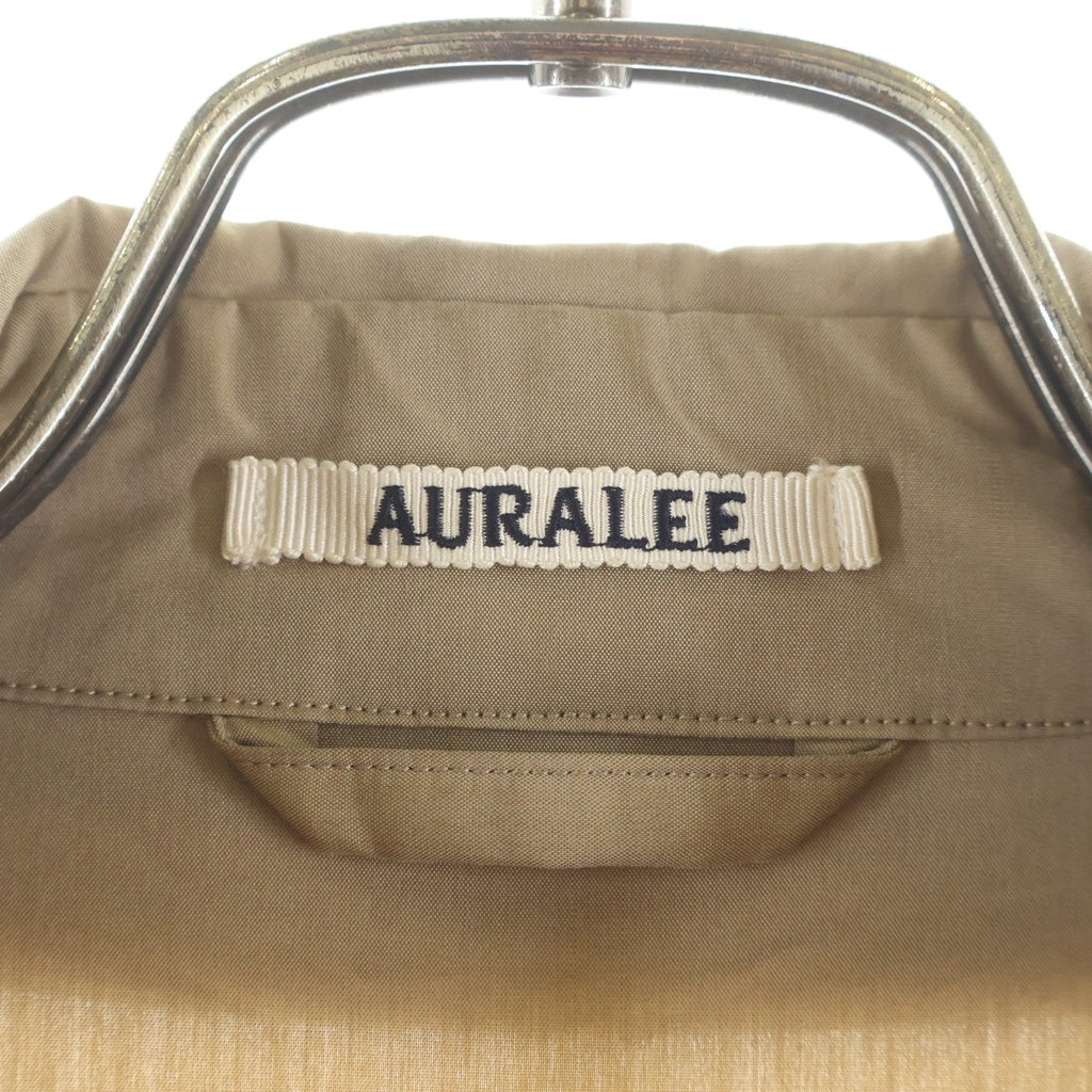AURALEE(オーラリー) FINX POLYESTER BIG TRENCH COAT トレンチコート ベージュ A9SC01FP