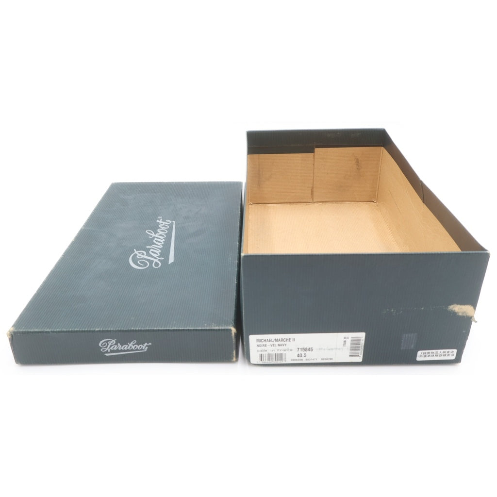 PARABOOT(パラブーツ) MICHAEL ミカエル スエードレザー ローカットシューズ ブラック 715845