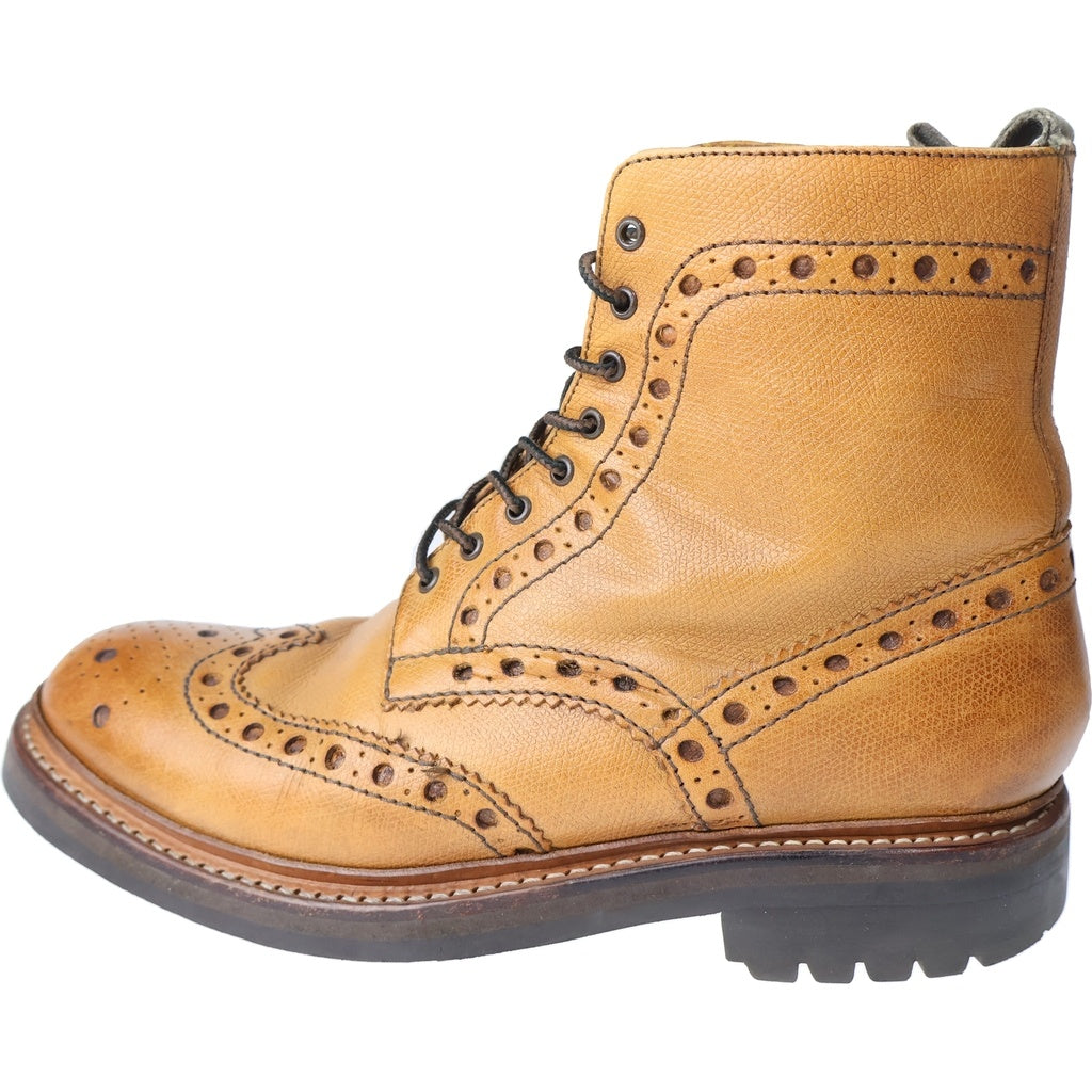 GRENSON(グレンソン) 8ホール レザーハイカットブーツ ブラウン 5068