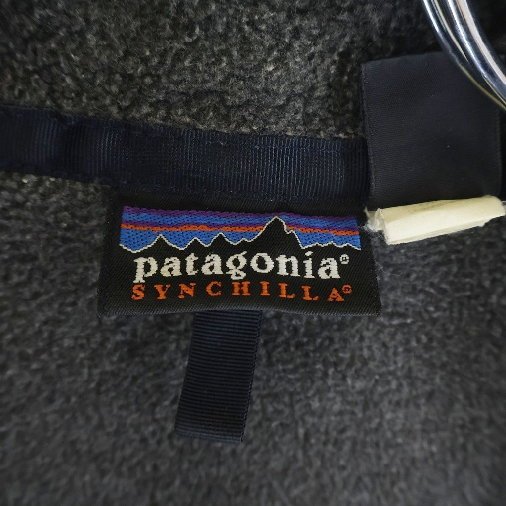 PATAGONIA(パタゴニア) 90S VINTAGE SYNCHILLA USA製 ヴィンテージ シンチラ ジップアップ フリース ジャケット グレー 25410