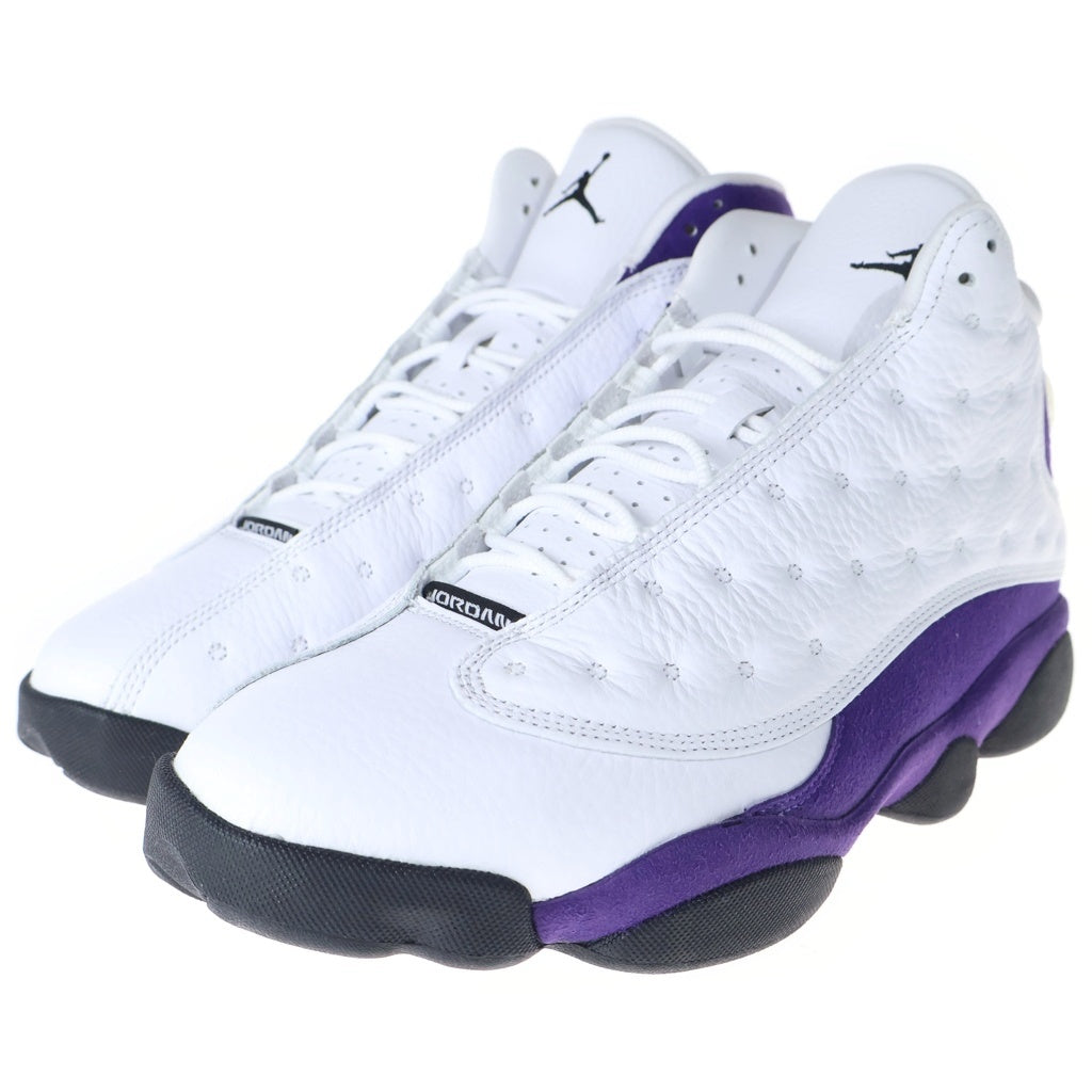NIKE(ナイキ) AIR JORDAN 13 RETRO エアジョーダン 3 ハイカットスニーカー ホワイト/パープル US10.5/28.5cm 414571-105
