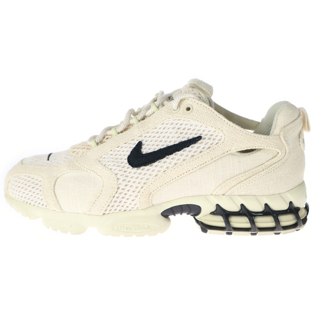 NIKE(ナイキ) ×STUSSY AIR ZOOM SPIRIDON CAGE 2 ステューシー エアズーム スピリドン ケージ ローカットスニーカー アイボリー US10.5/28.5cm CQ5486-200