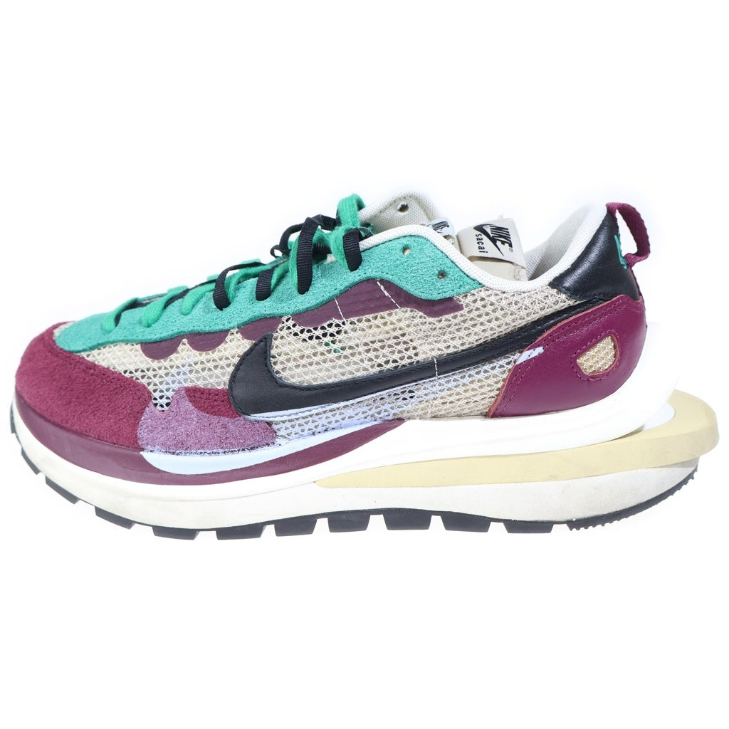 NIKE(ナイキ) ×sacai VAPORWAFFLE サカイ ヴェイパーワッフル ローカットスニーカー ボルドー/グリーン US10.5/28.5cm DD3035-200