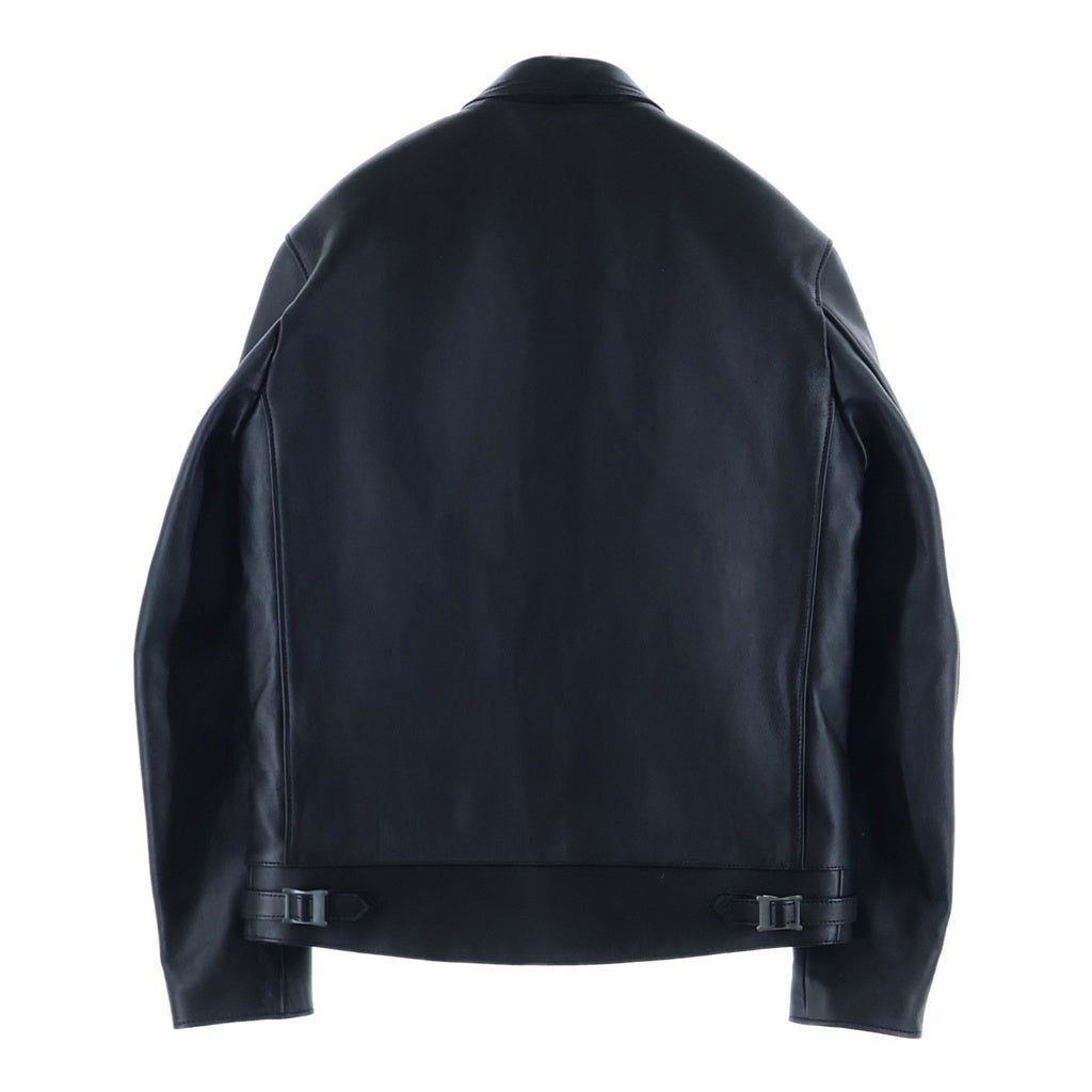 addict clothes(アディクトクローズ) ×MINEDENIM マインデニム シングルライダース ムートン ジャケット ブラック
