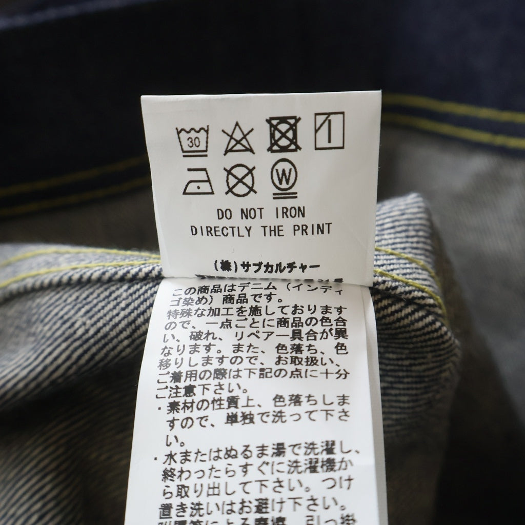 SUBCULTURE(サブカルチャー) Cowboy Denim Jacket カウボーイ デニムジャケット インディゴ SCJK-CL10