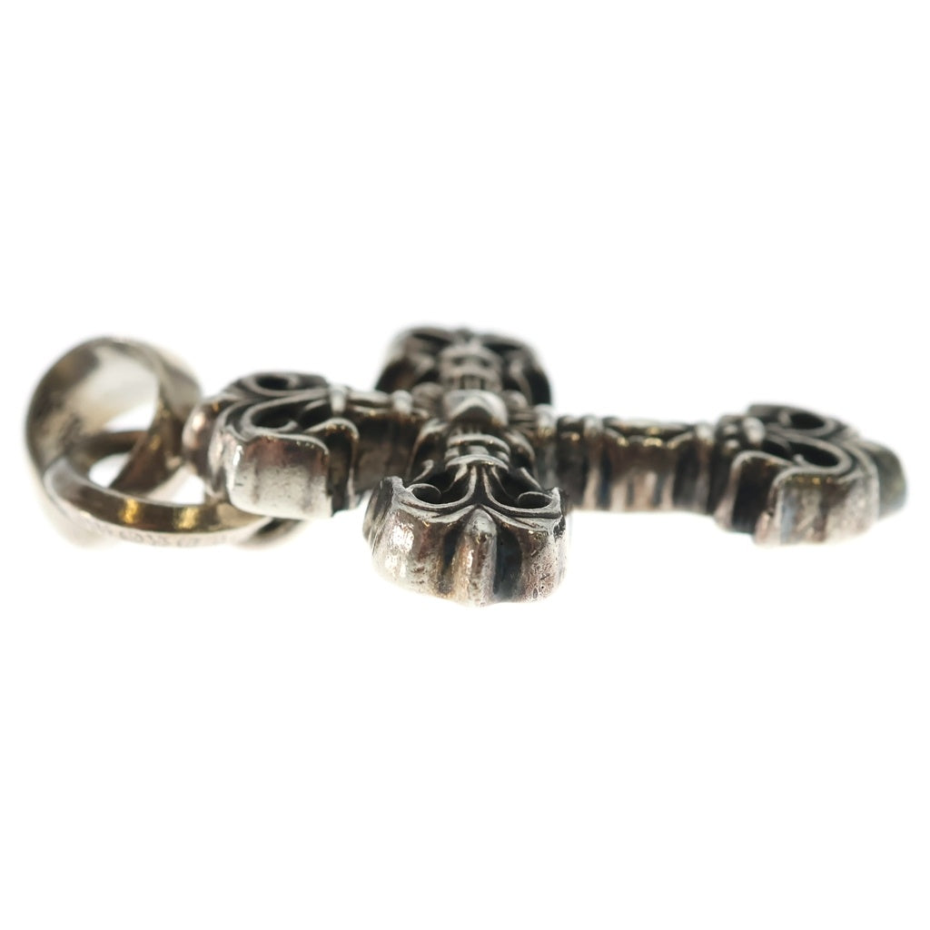CHROME HEARTS(クロムハーツ) FILIG CROSS-XSM W BALE フィリグリークロスXSベイル wベイル ネックレストップ シルバー BCA262