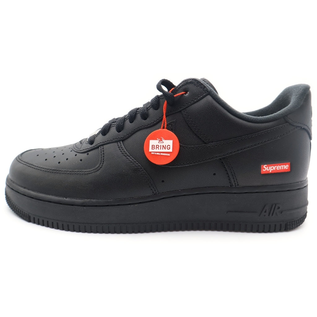 NIKE(ナイキ) × SUPREME AIR FORCE 1 LOW CU9225-100 シュプリーム エアフォースワンロー ローカットスニーカー ブラック US10/28cm