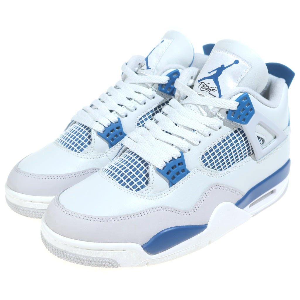 NIKE(ナイキ) AIR JORDAN 4 RETRO INDUSTRIAL BLUE FV5029-141 エアジョーダン4 インダストリアルブルー ハイカットスニーカー ホワイト/ブルー US10/28cm