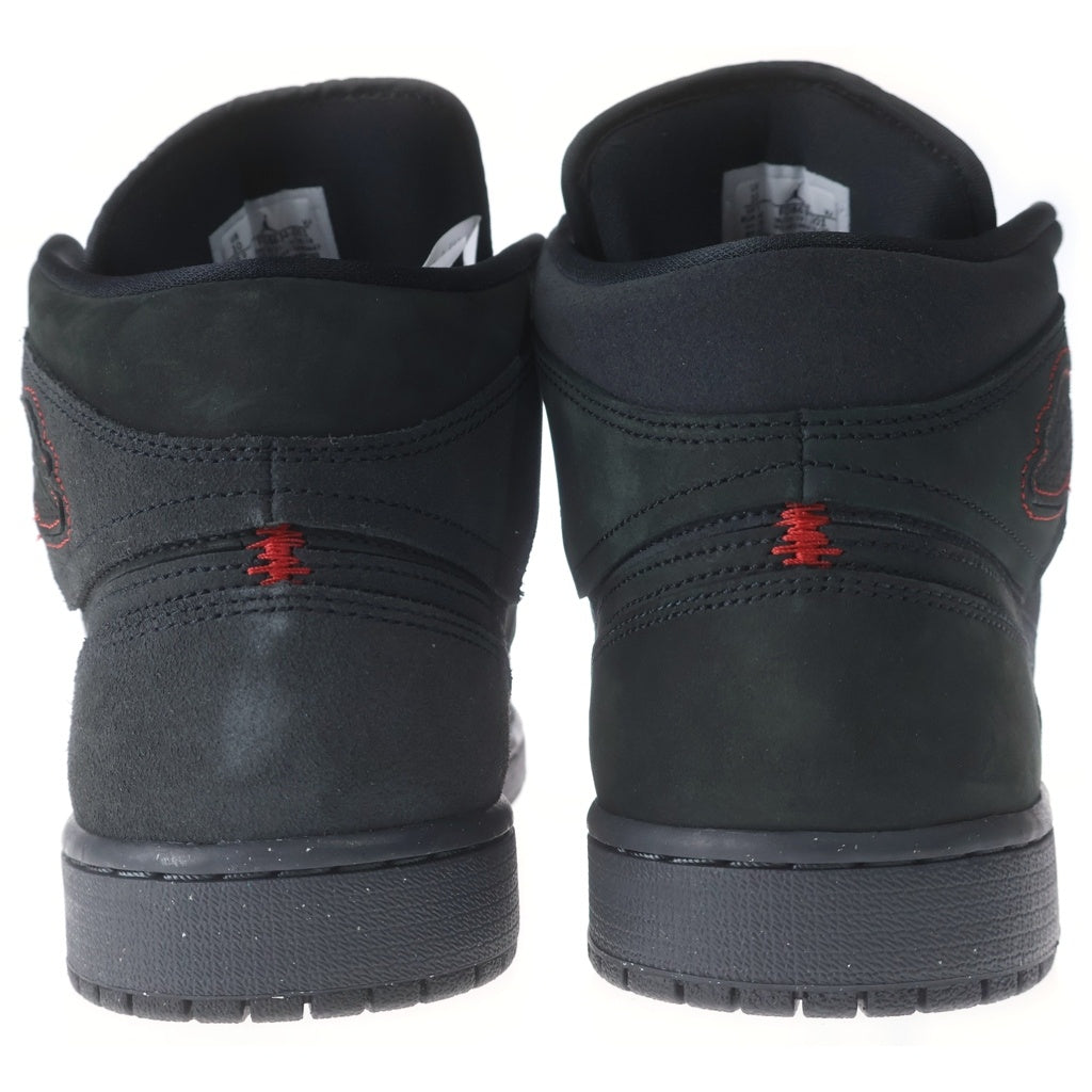 NIKE(ナイキ) AIR JORDAN1 Mid SE Craft FD8634-001 エアジョーダン1 ミッドカットスニーカー SE クラフト ブラック US10/28cm
