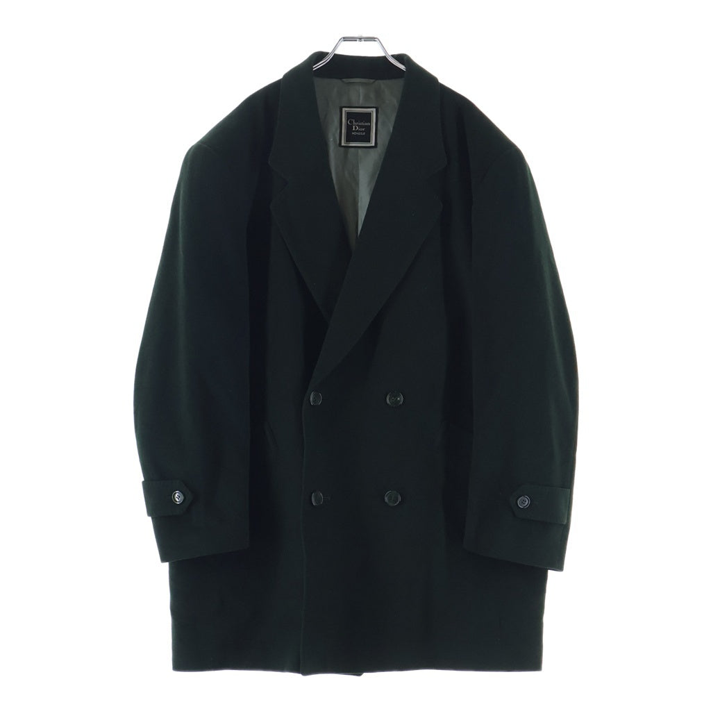 Christian Dior MONSIEUR(クリスチャンディオールムッシュ) ウール 2B ダブルテーラードジャケット コート グリーン