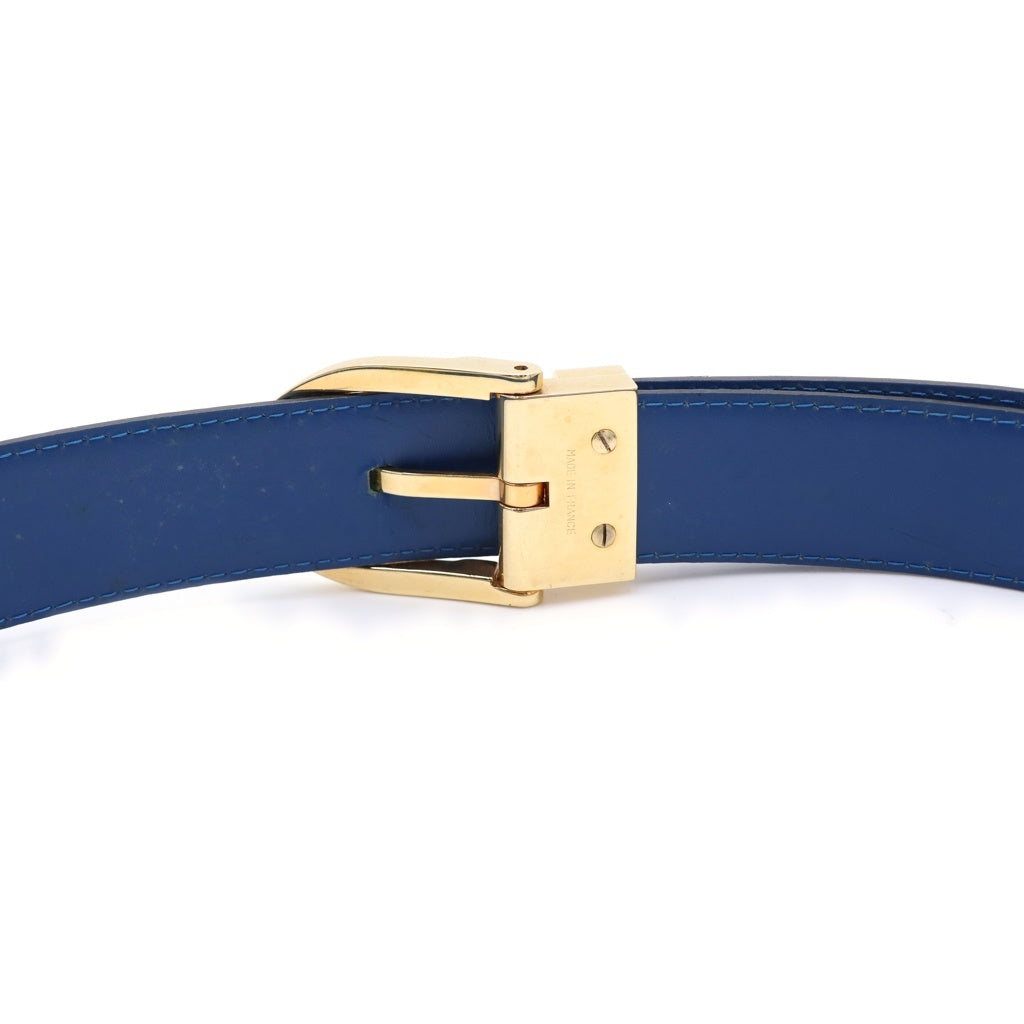 LOUIS VUITTON(ルイヴィトン) サンチュール クラシック エピ レザーベルト ブルー レディース