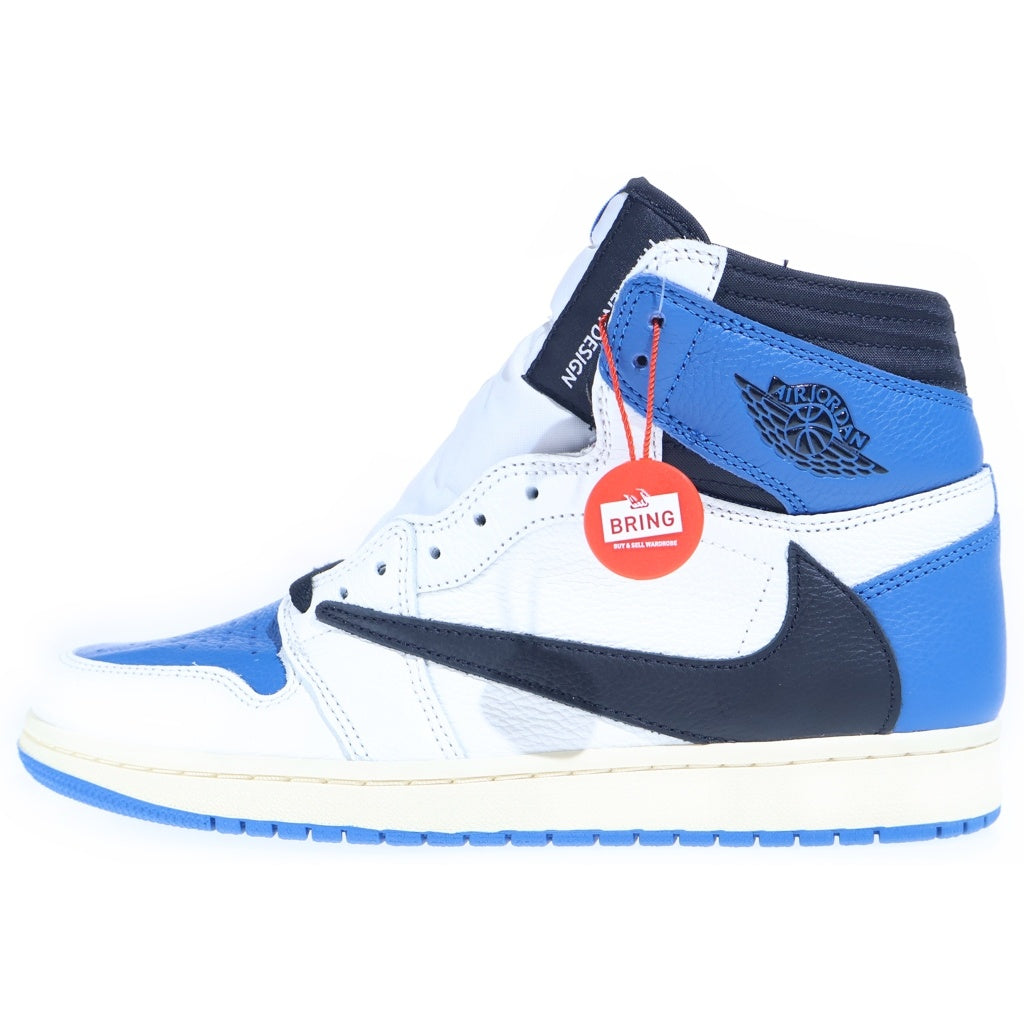 NIKE(ナイキ) ×Travis Scott × fragment design Air Jordan 1 Retro High OG SP Military Blue DH3227-105 エアジョーダン1 レトロ ハイ OG SP ハイカットスニーカー