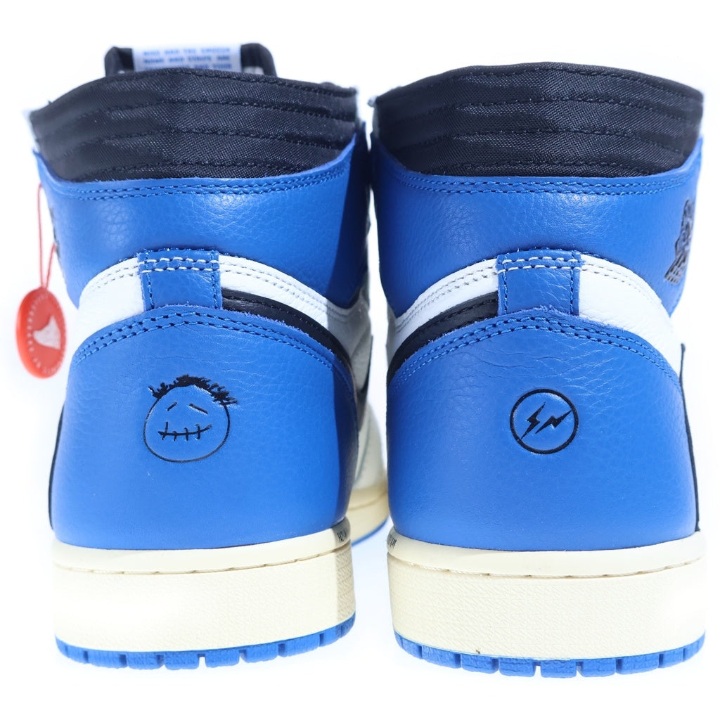 NIKE(ナイキ) ×Travis Scott × fragment design Air Jordan 1 Retro High OG SP Military Blue DH3227-105 エアジョーダン1 レトロ ハイ OG SP ハイカットスニーカー