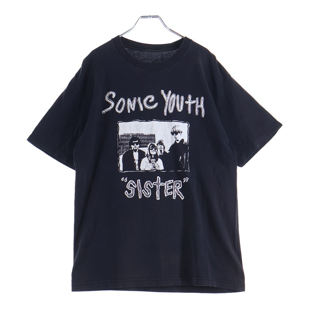 VINTAGE(ヴィンテージ) 90S VINTAGE SONIC YOUTH SISTER ヴィンテージ ソニックユース シスター フォトプリント クルーネック 半袖Tシャツカットソー ブラック