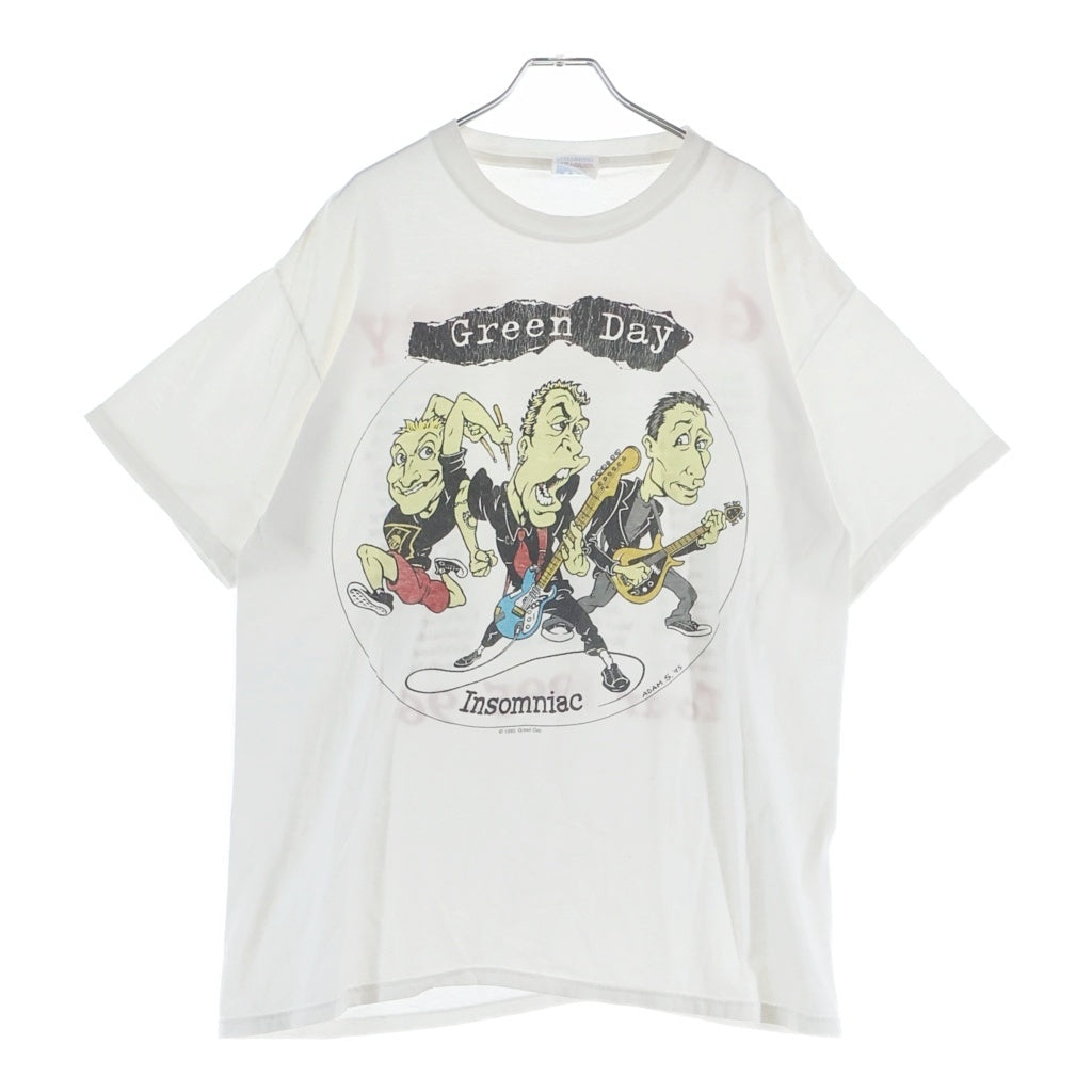 VINTAGE(ヴィンテージ) 90S VINTAGE Green Day Insomniac Tour 1995-96 T-shirt ヴィンテージ グリーンデイ インソムニアック ツアー 両面プリント クルーネック半袖Tシャツカットソー