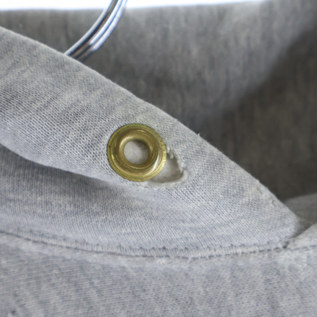 CHAMPION(チャンピオン) 70S VINTAGE REVERSE WEAVE ヴィンテージ リバースウィーブ 青単色タグ カレッジロゴプリント スウェット プルオーバーパーカー グレー