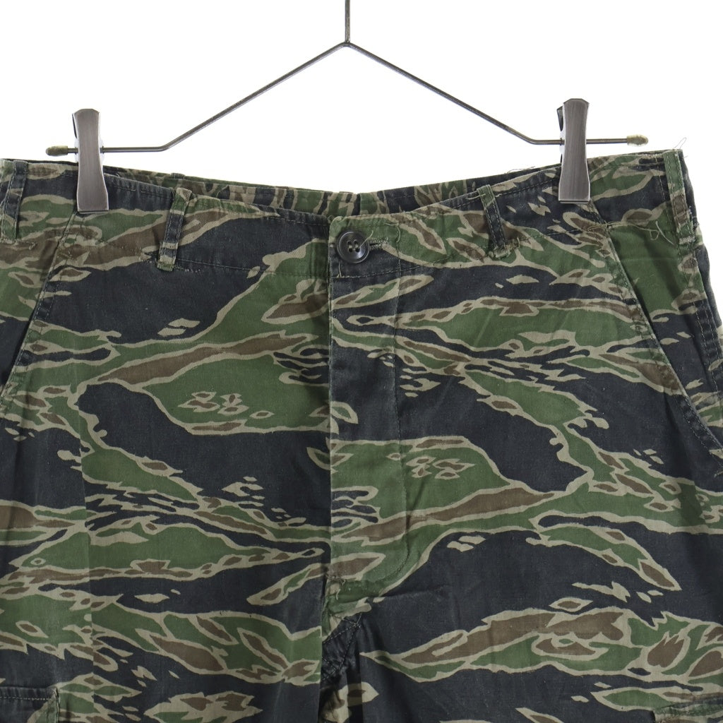 VINTAGE(ヴィンテージ) 60S VINTAGE MILITARY Tiger Stripe Pants ヴィンテージ ミリタリー タイガーカモ ストライプ ベイカー ファティーグ ロングパンツ カーキ