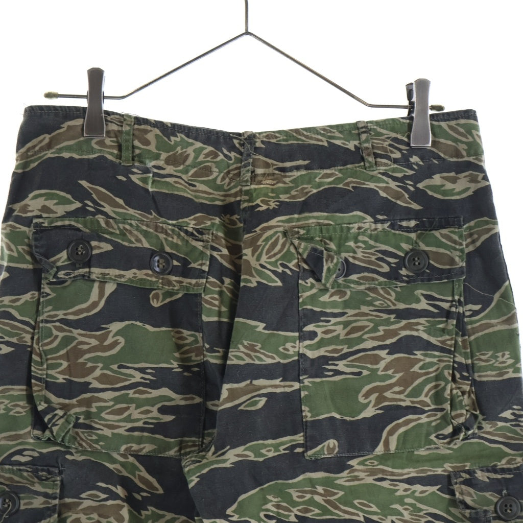 VINTAGE(ヴィンテージ) 60S VINTAGE MILITARY Tiger Stripe Pants ヴィンテージ ミリタリー タイガーカモ ストライプ ベイカー ファティーグ ロングパンツ カーキ