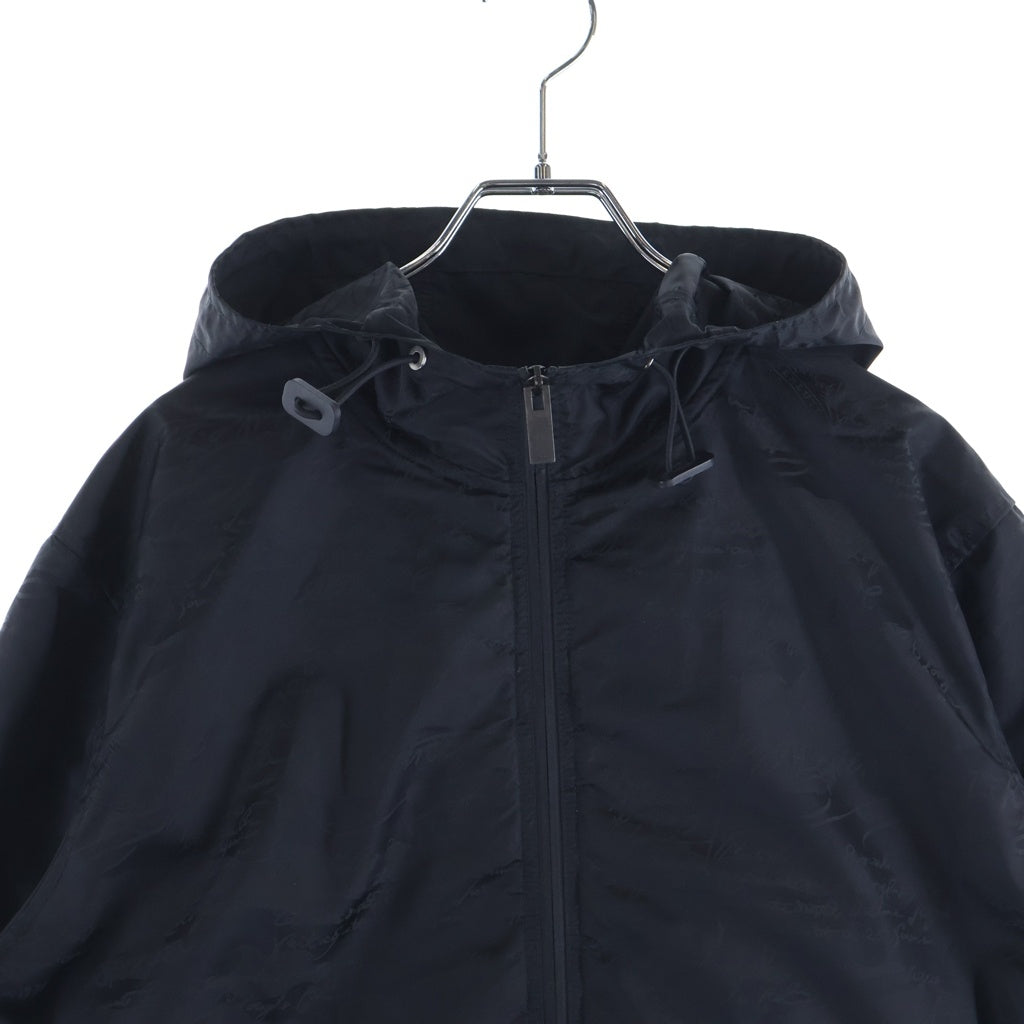 Berluti(ベルルッティ) スクリット カリグラフィ ジップアップ ナイロン ジャケット ブラック R14OBU48PABY