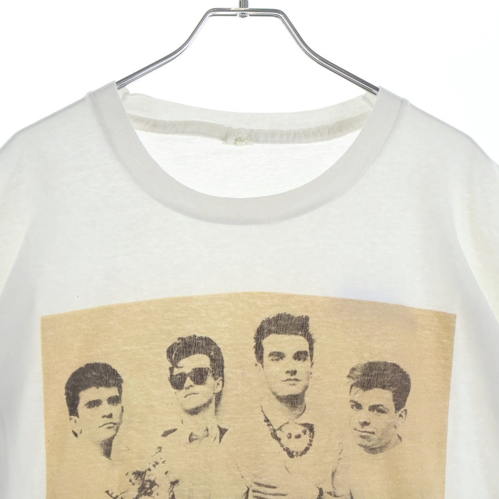 VINTAGE(ヴィンテージ) 90S VINTAGE THE SMITHS ROUGH TRADE ヴィンテージ ザ スミス ラフ トレード 両面プリント 半袖Tシャツカットソー ホワイト