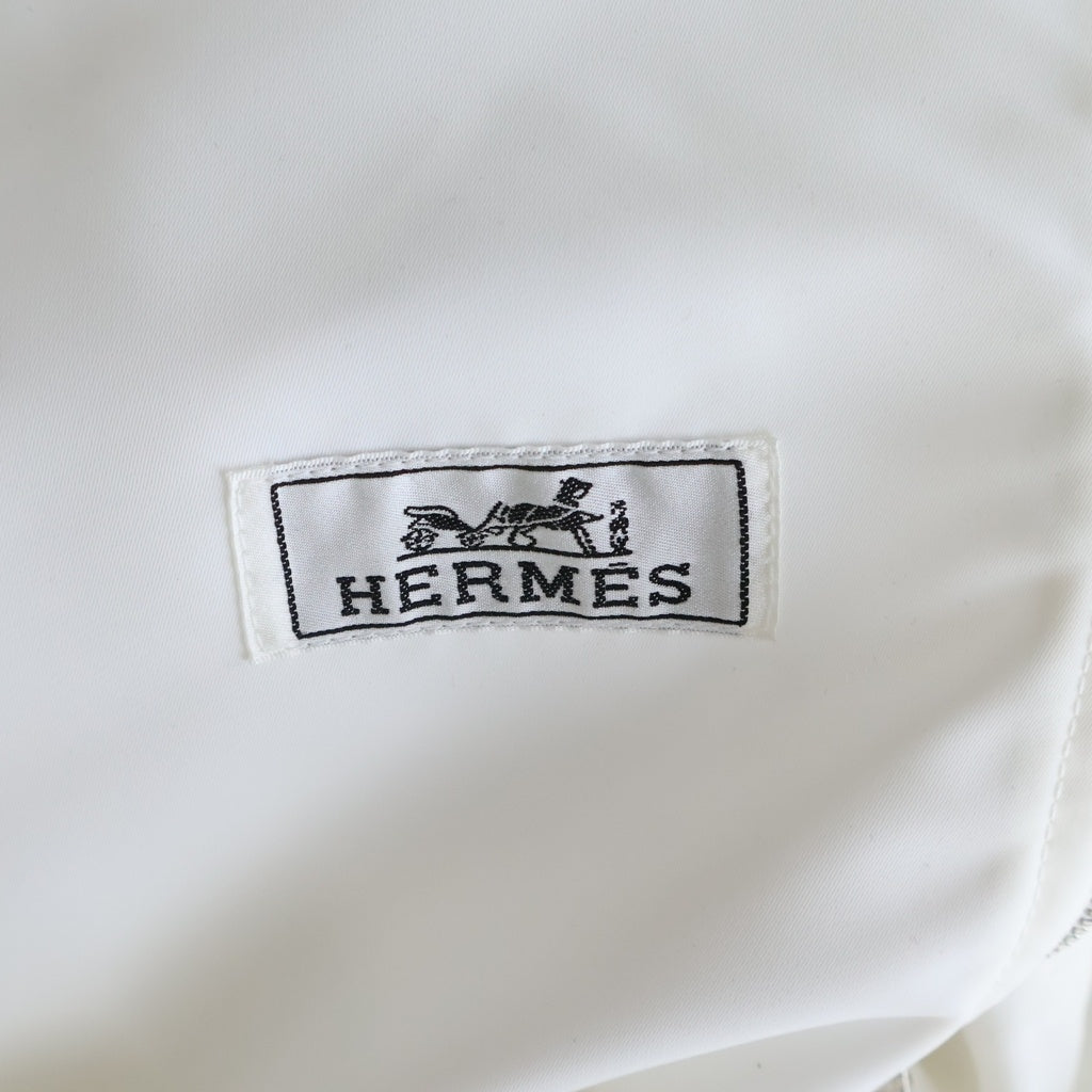 HERMES(エルメス) セリエボタン ジップアップ フーデットナイロン