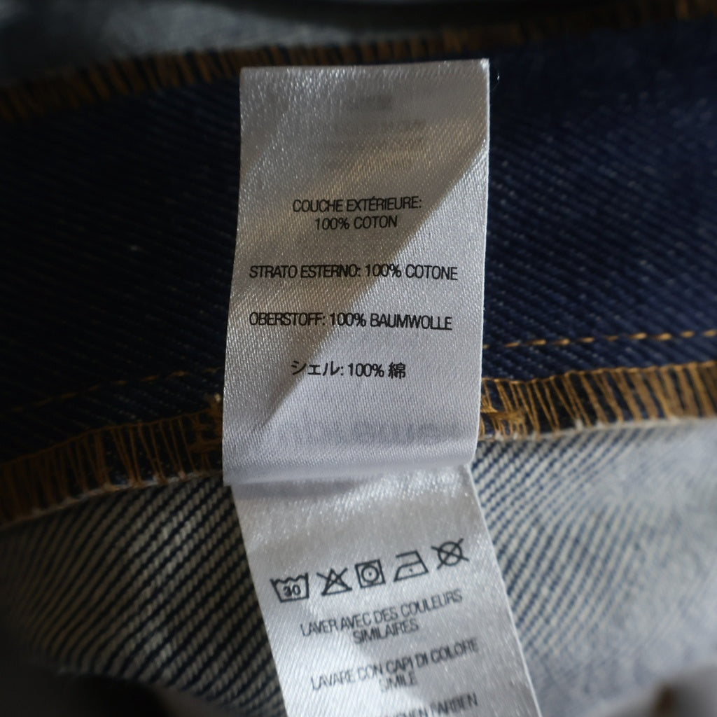 SUPREME(シュプリーム) 25SS Rigid Baggy Selvedge Jean クラシックロゴ刺繍 リジッド バギー セルビッジ ジーンズ デニムパンツ インディゴ