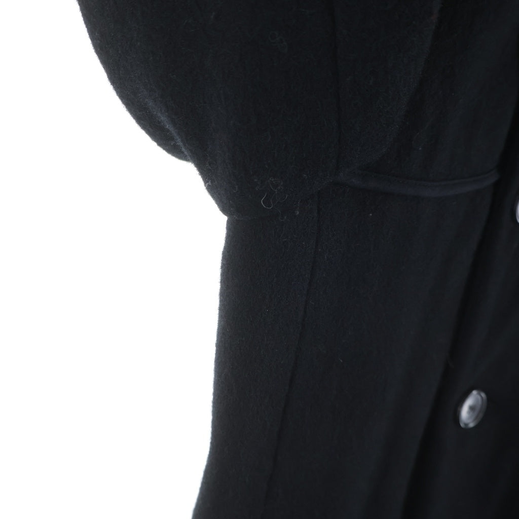 NO BRAND(ノーブランド) KRIS VAN ASSCHE（クリス ヴァン アッシュ）ウール トレンチコート ブラック 1179-343-3010