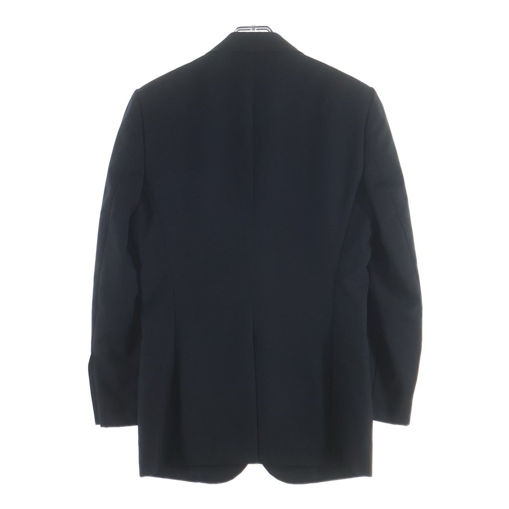 BALENCIAGA(バレンシアガ) WOOL 2B SINGLE BREASTED JACKET ウール シングルブレスト テーラードジャケット スラックスパンツ ブラック セットアップ 284672 TA108