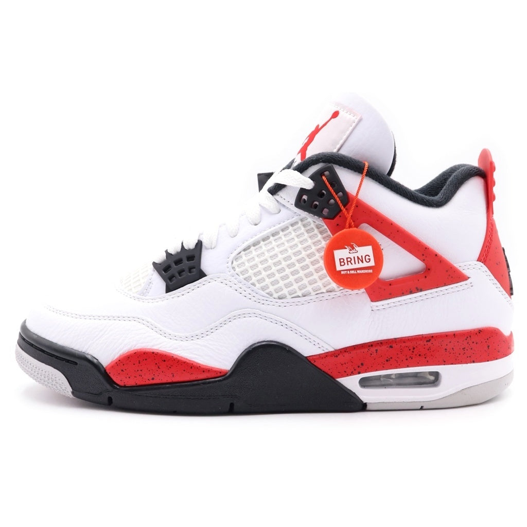 NIKE(ナイキ) AIR JORDAN 4 Retro Red Cement DH6927-161 エアジョーダン4 レトロ レッドセメント エアジョーダン ハイカットスニーカー ホワイト/レッド US7/25cm
