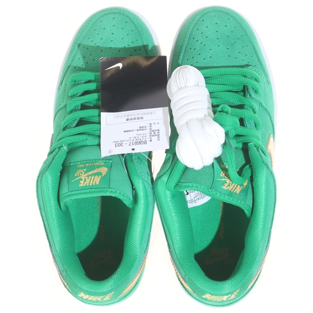 NIKE SB(ナイキエスビー) DUNK LOW St. Patrick's Day/Shamrock BQ6817-303 ダンク ローカットスニーカー セント・パトリックス・デイ/シャムロック グリーン US6.5/24.5cm レディース