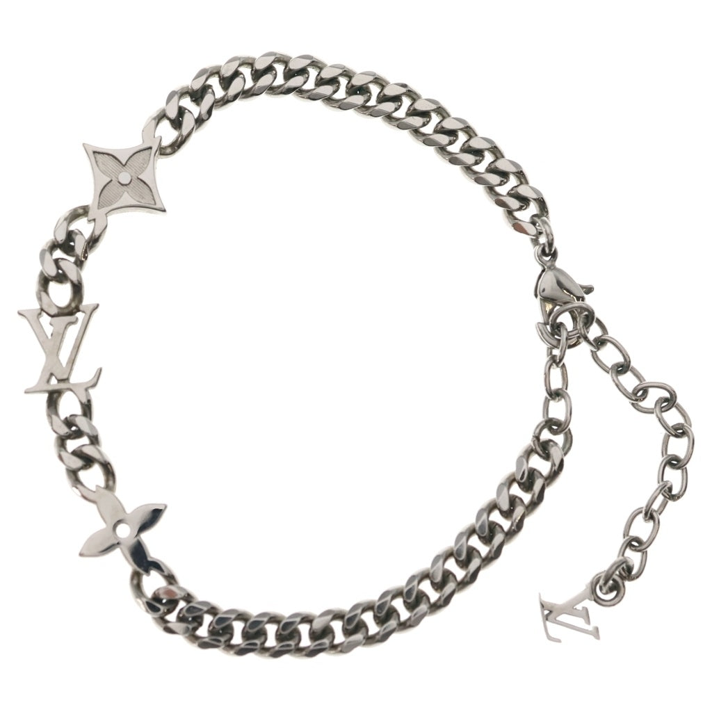 LOUIS VUITTON(ルイヴィトン) モノグラム ロウ メタル ブレスレット シルバー M1407A RM1294