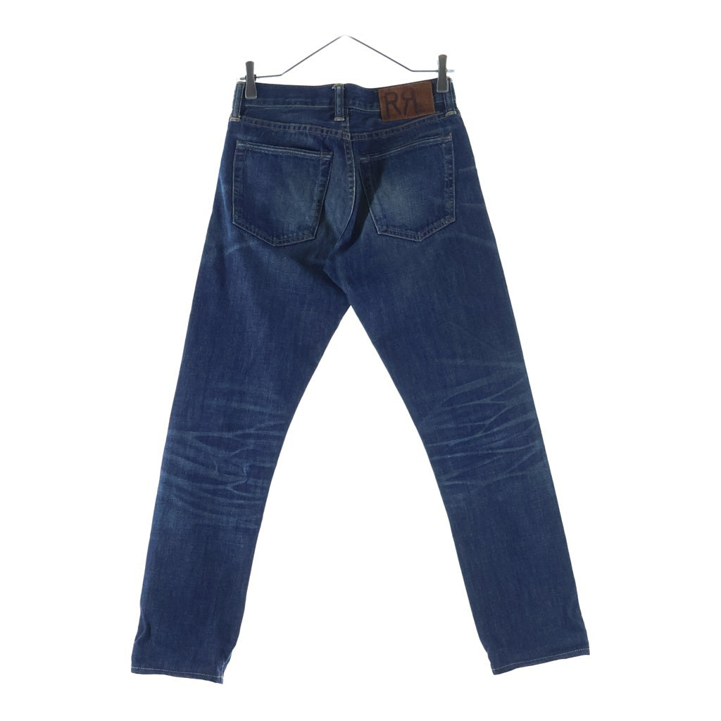 RRL(ダブルアールエル) SLIM NARROW JEANS スリム ナロー ウーブン加工 ボタンフライ デニムパンツ インディゴ 782559122002