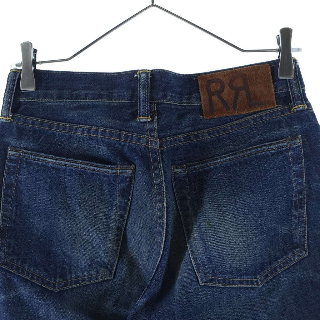 RRL(ダブルアールエル) SLIM NARROW JEANS スリム ナロー ウーブン加工 ボタンフライ デニムパンツ インディゴ 782559122002