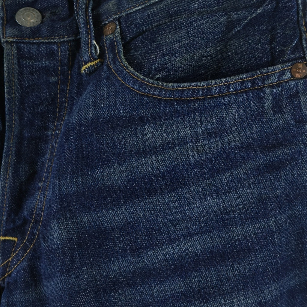 RRL(ダブルアールエル) SLIM NARROW JEANS スリム ナロー ウーブン加工 ボタンフライ デニムパンツ インディゴ 782559122002